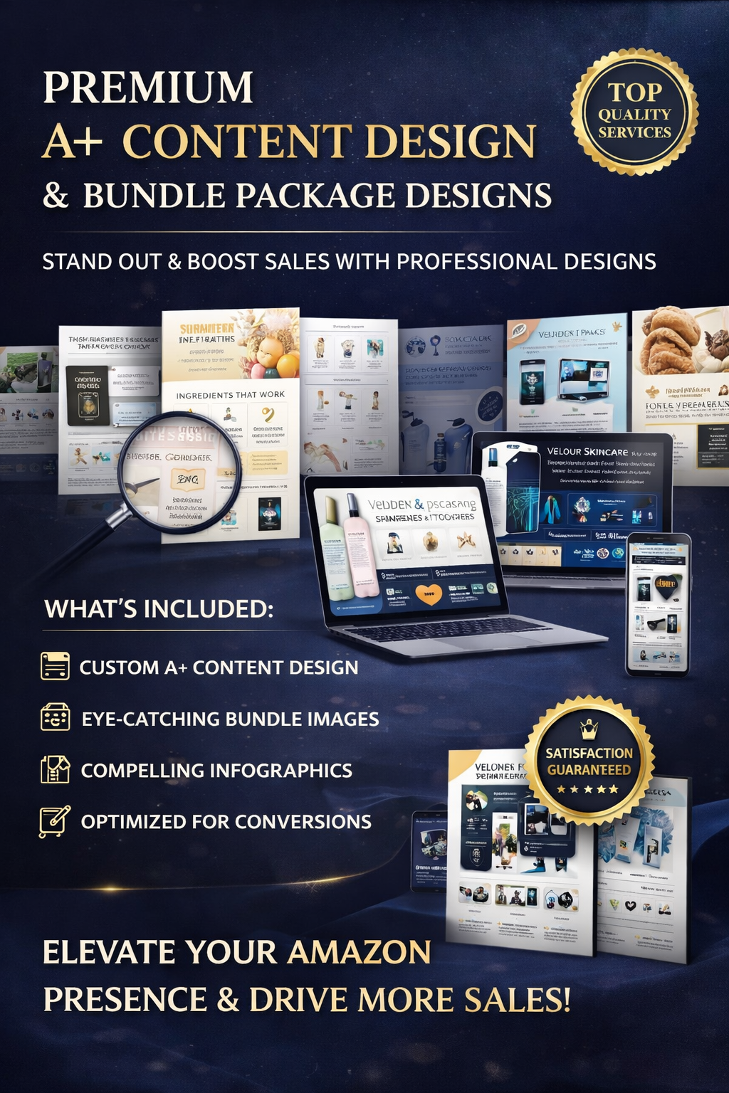 A+ Content Design & Bundle Package Design